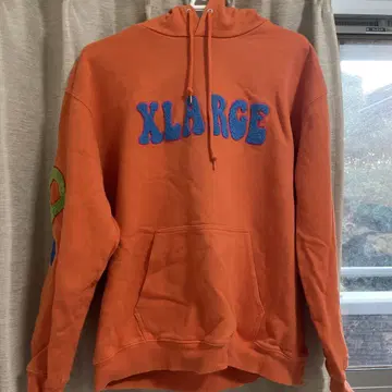 XLARGE 오렌지 후드티 L