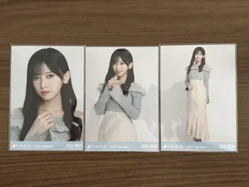 이케다 에레나 노기자카46 브로마이드 오프숄더 니트