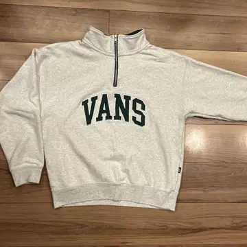 [컨디션 최상] [파격] VANS 하프 지퍼 트레이닝복 그레이