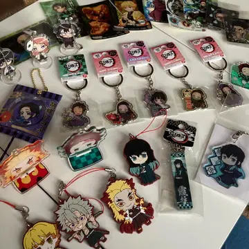 아크릴 키링 세트 - 귀멸의 칼날 묶음 판매 지역 한정 키링