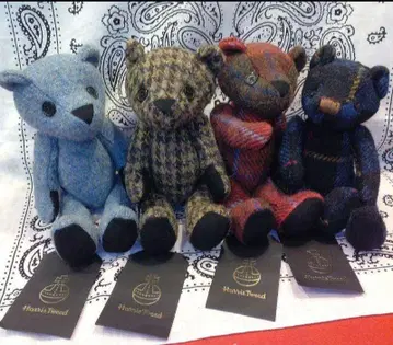 HARRIS TWEED 봉제 인형 4개 미사용 새상품