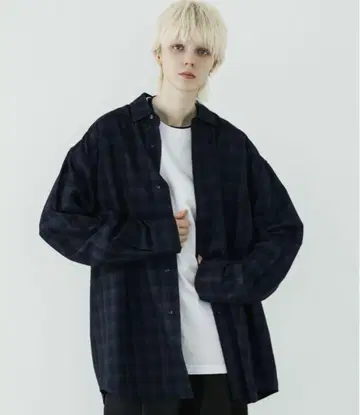 remer/루즈 빈티지 체크 오버 셔츠
