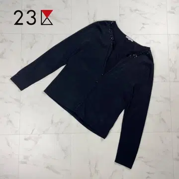 23구 긴팔 가디건 블랙 사이즈 44*OC430