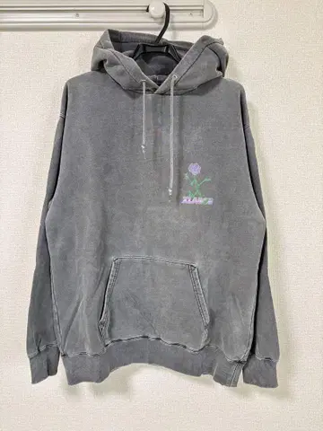 XLARGE 차콜 후드티