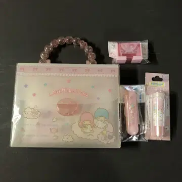 리틀트윈스타 레터 세트 연필깎이 도장 케이스 스탬프