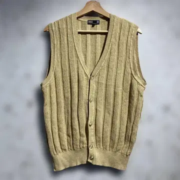DAKS LONDON 케이블 니트 베스트 닥스