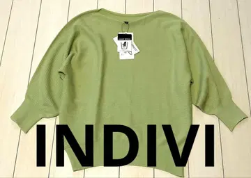 INDIVI 긴팔 얇은 소재 니트 티셔츠 사이즈 05
