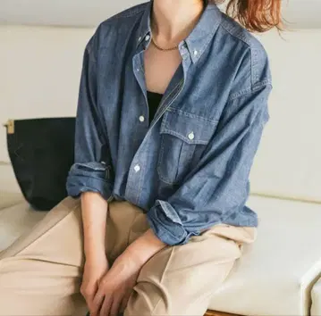 스픽 앤 스팬 리바이스 별주 데님 셔츠 XS 미사용 새상품