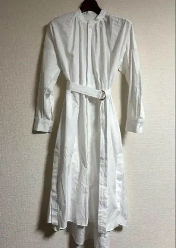 UNDECORATED COTTON GATHER DRESS 셔츠 원피스