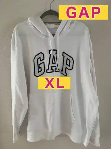 GAP 화이트 후드티 XL 여성용