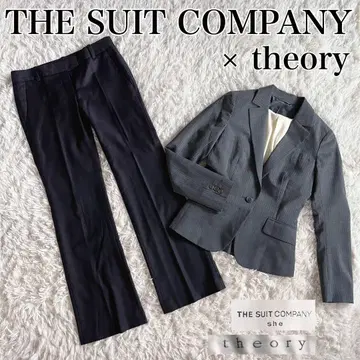 컨디션 최상 더 수트 컴퍼니 띠어리 세트 코디 셋업 백 오픈 S