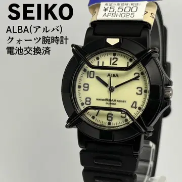 미사용품 SEIKO 세이코 알바 쿼츠 손목시계 배터리 교환 완료