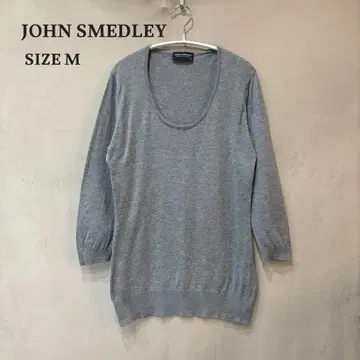 JOHN SMEDLEY 존스메들리 U넥 풀오버 니트 M