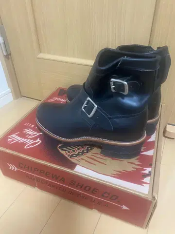 CHIPPEWA 치페와 엔지니어 부츠 부츠 8.5E 블랙 1901M10
