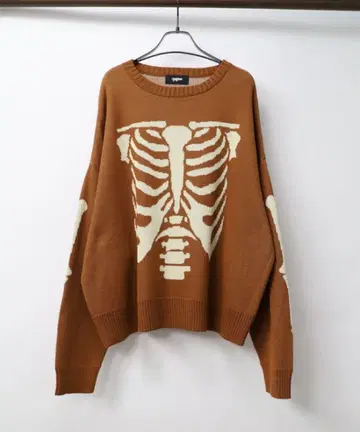 MYne Bone Knit Pullover 빅 실루엣 스웨터