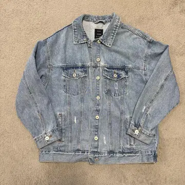 Bershka 라이트 블루 데님 자켓 M