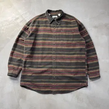 90s L.L.Bean flannel work shirt US made