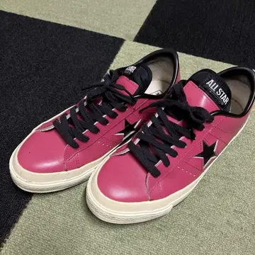 CONVERSE ALL STAR 올 가죽 스니커즈 와이 원스타