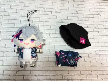 니지산지 후와 미나토 퍼펫 하와이안 셔츠 & 햇 세트