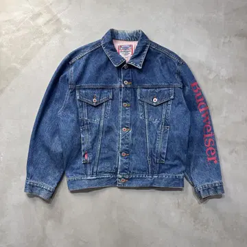 90s Budweiser 데님 재킷