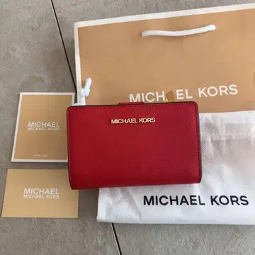 MICHAEL KORS 지갑 빨간색