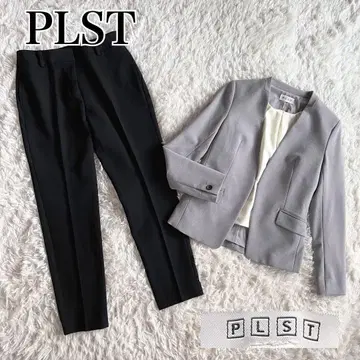 새상품급 워셔블 플라스테 세트 코디 셋업 노카라 가을/겨울
