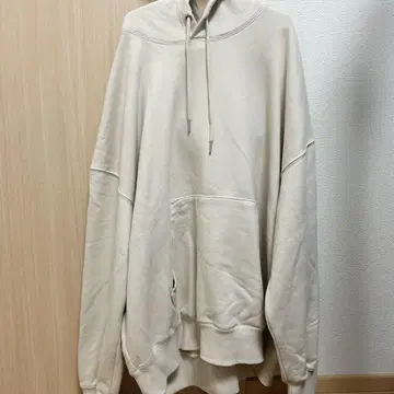 오버 사이즈 베이지 후드티