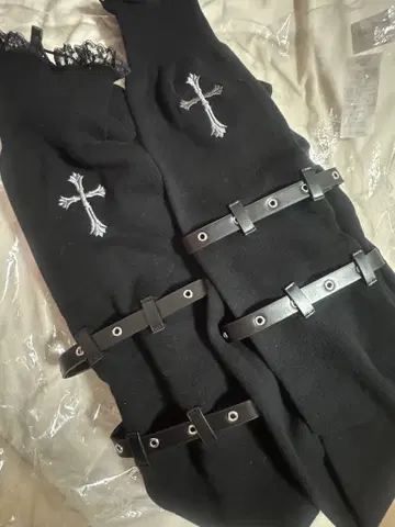 DimMoire 블랙 레그 워머 프리 사이즈 디딤모아르