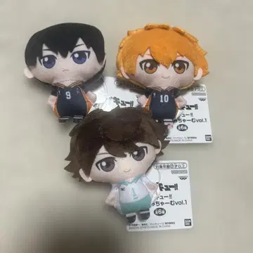 하이큐!! 봉제 인형 참 vol.1 3종 세트
