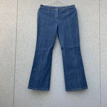 2754 [ 띠어리 ] 2 부츠컷 데님 와이드 데님 스트레치 인디고