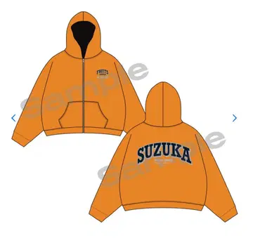 FRUITS ZIPPER 진세이 스즈카 후드티
