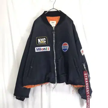 doublet CUT OFF 오버사이즈 봄버 재킷