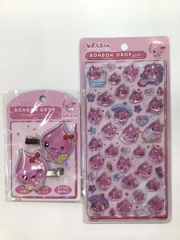 우루오이짱 모자 꽁지 드롭 2개 세트