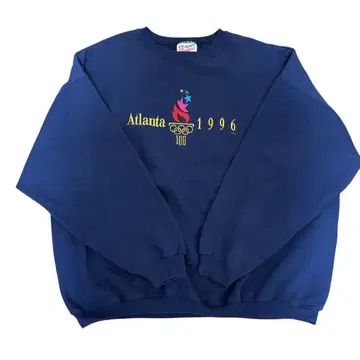 구제 의류 남성용 로고 맨투맨 트레이닝복 USA제 90s XXL 사이즈