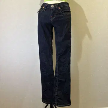 TRUE RELIGION rhinestone flare denim w25