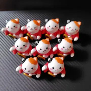 마네키네코 미니어처 9개