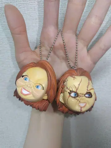 처키 페이스 마스코트 키링