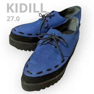[ KIDILL ] 키딜 통굽 스웨이드 신발 블루 27.0