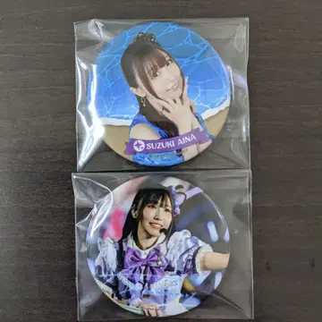 영화 [ Aqours Documentary ] 캔뱃지 스즈키 아이나 2종