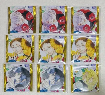 PandoraHearts 꽃말 캔뱃지 9개 세트