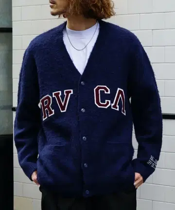 RVCA 네이비 가디건
