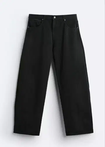 ZARA 벌룬 핏 데님 BALOON FIT 블랙 데님