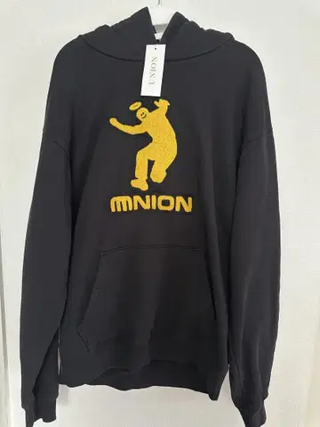 UNION 미니언 S/S RETRO HOODIE L 블랙 후디