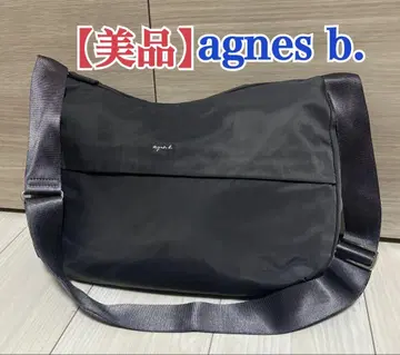 [ 새상품급 ] agnes b. 에네스베 나일론 그레이 GRY 경량 백