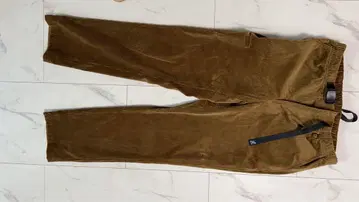 브라운 코듀로이 카고 팬츠