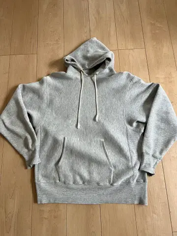 70s 챔피온 리버스 위브 무지 후드티 단색 택 빈티지