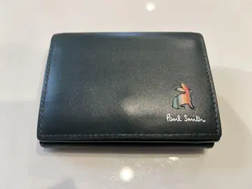 Paul Smith 다크 그린 3단 폴더형 지갑