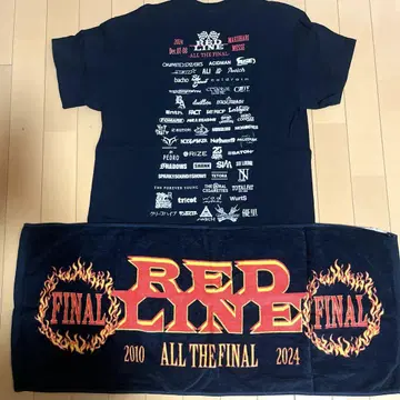 REDLINE THE FINAL M 사이즈 T셔츠 타월