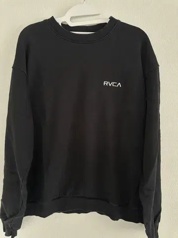 RVCA 블랙 맨투맨 트레이닝복
