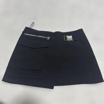 블랙 지퍼 타이츠 스커트